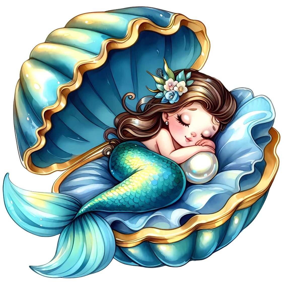 Pretty Mermaid Sticker, Water- - Home Bathroom Wall Tiles 评论和价格