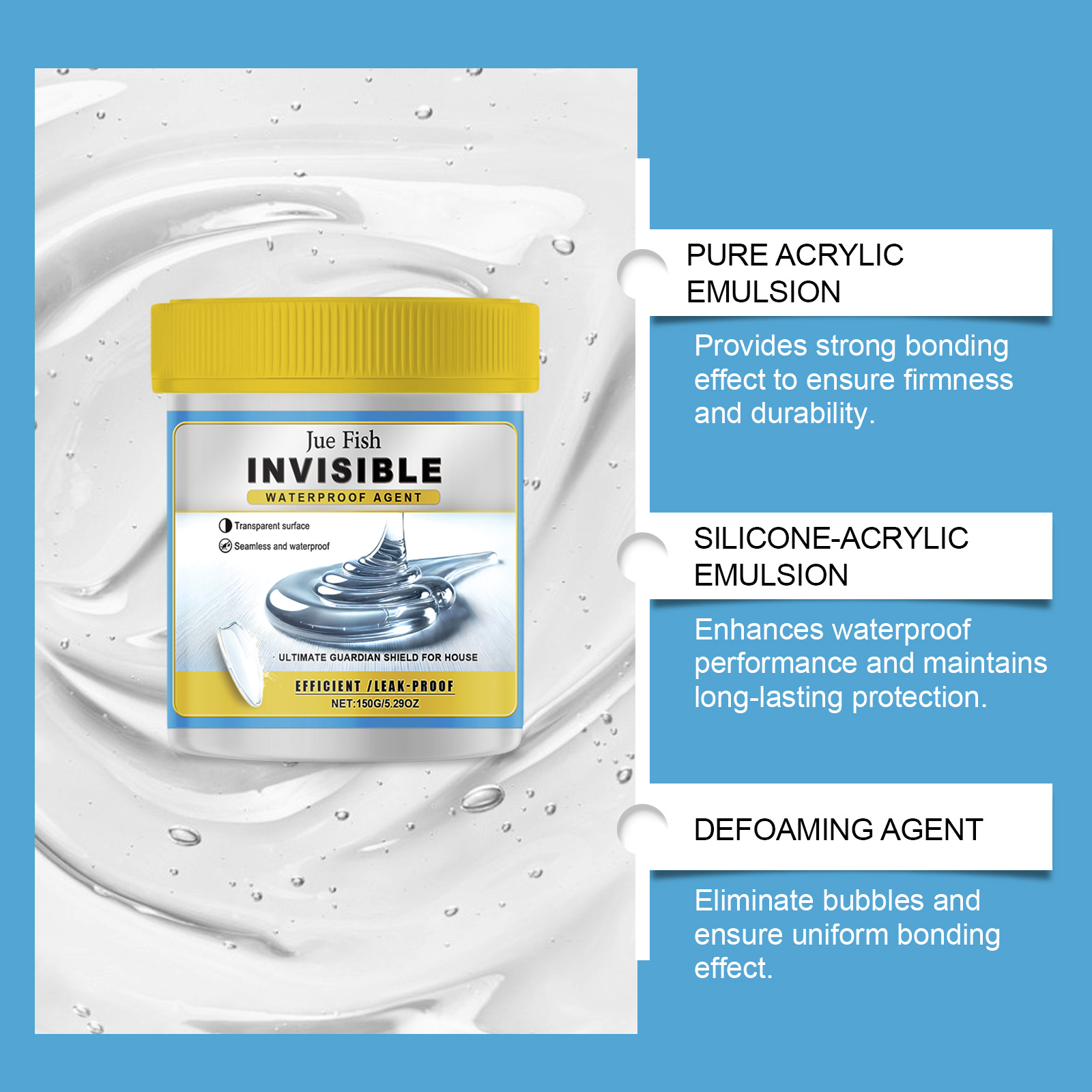 Transparent Waterproof Sealant - Home Bathroom Wall Tiles 评论和价格