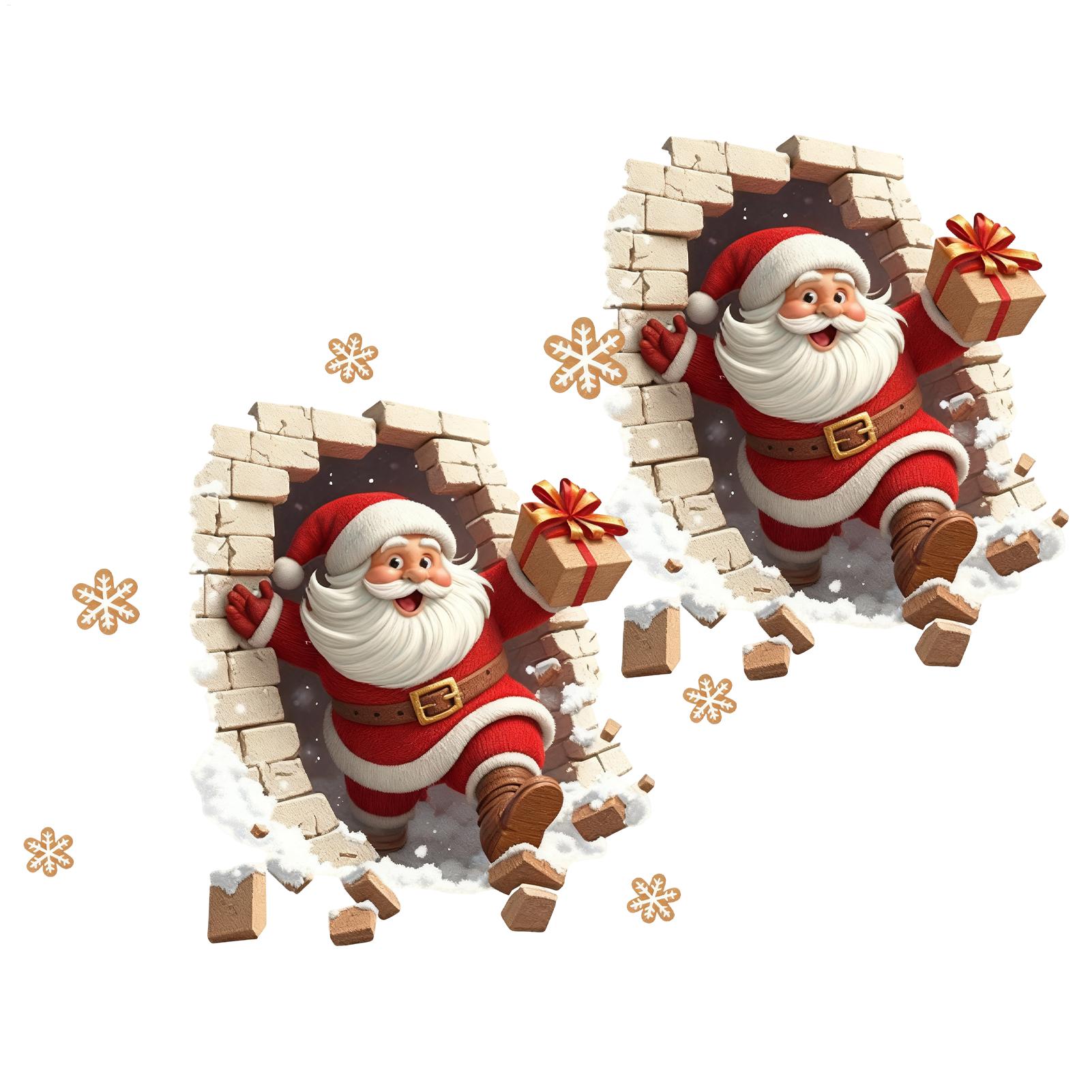 Wall Stickers Christmas Santa  - Home Bathroom Break 评论和价格