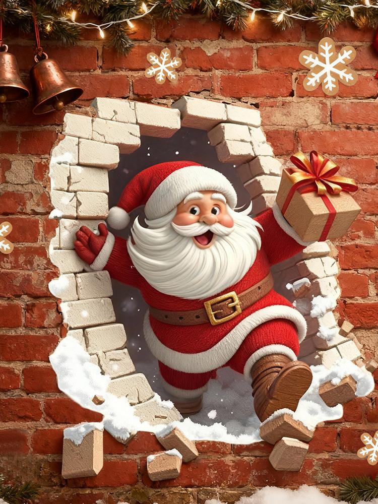 Wall Stickers Christmas Santa  - Home Bathroom Break 评论和价格
