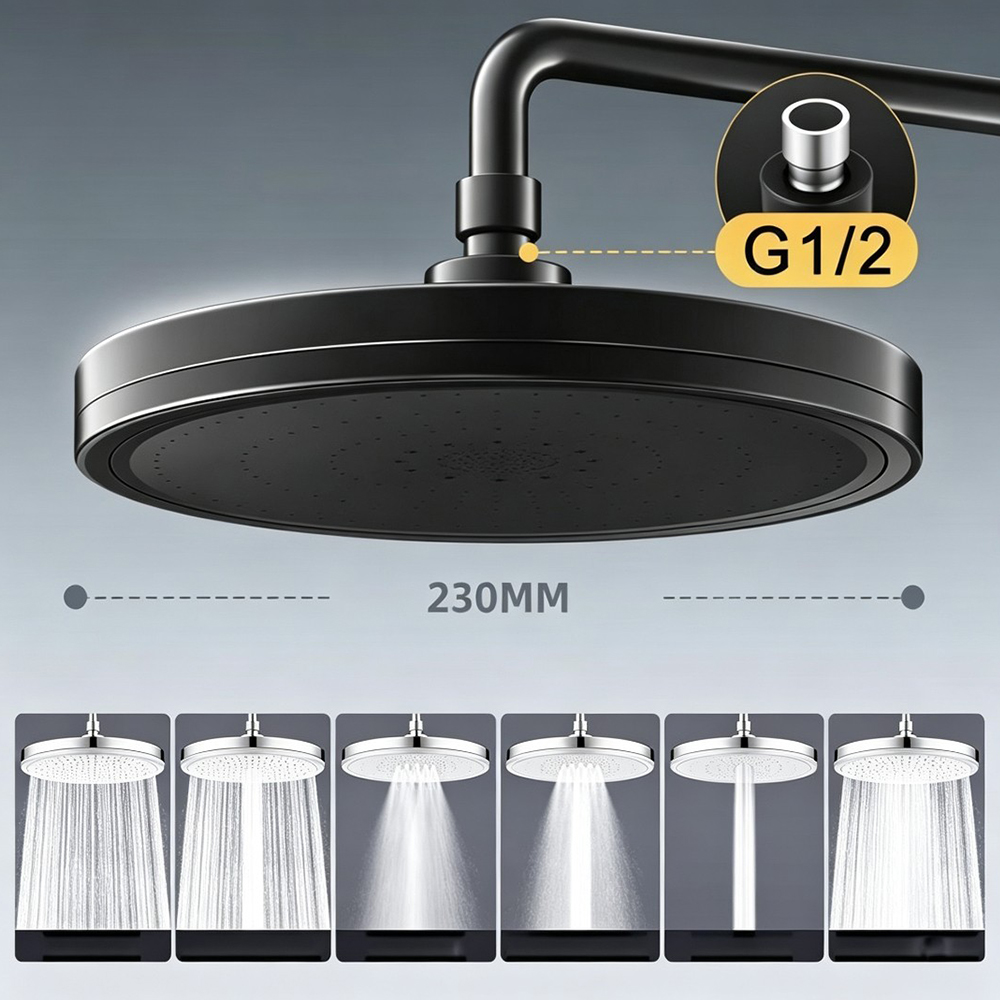 6 Modes of Rainwater Type Show - Home Creation Bathroom 评论和价格