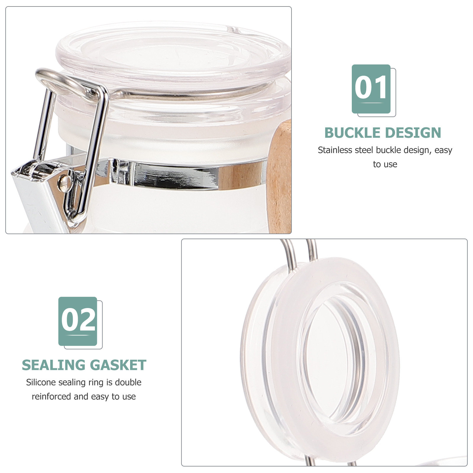 2Sets Bath Salt Sealed Storage - Bath Salts Jar 评论和价格