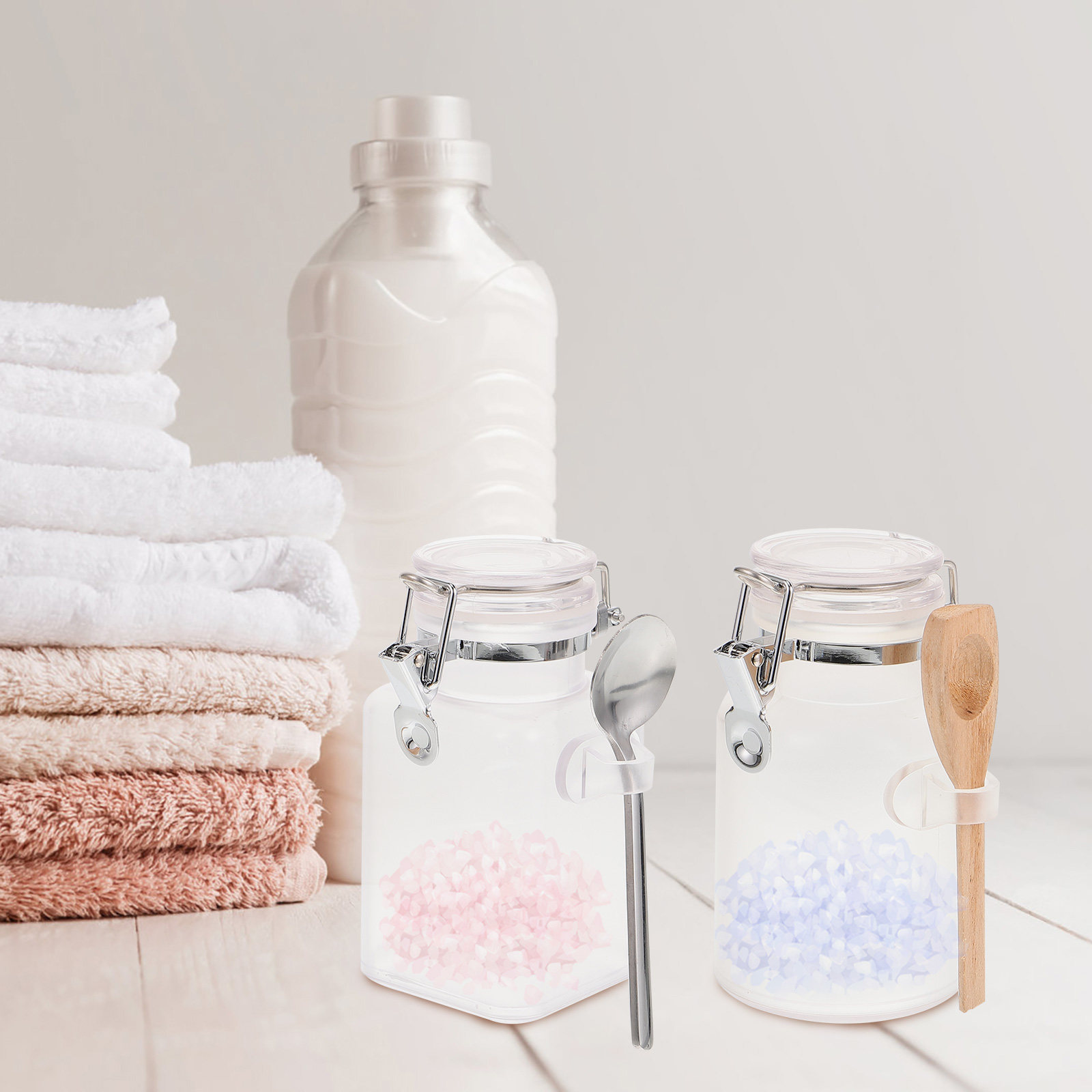 2Sets Bath Salt Sealed Storage - Bath Salts Jar 评论和价格