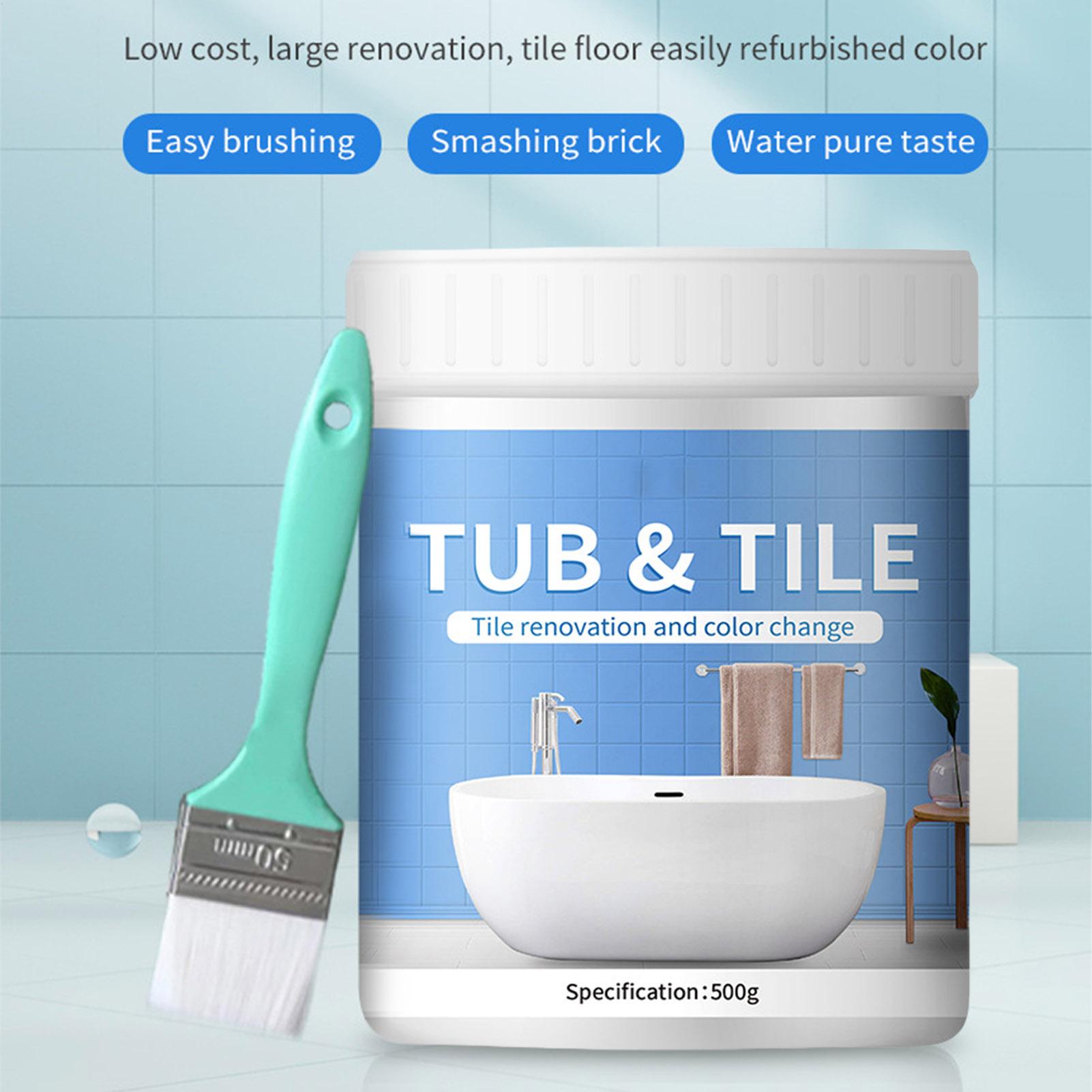 Bathroom Tile Paint Kit 500g W - Home Bathroom Wall Tiles 评论和价格