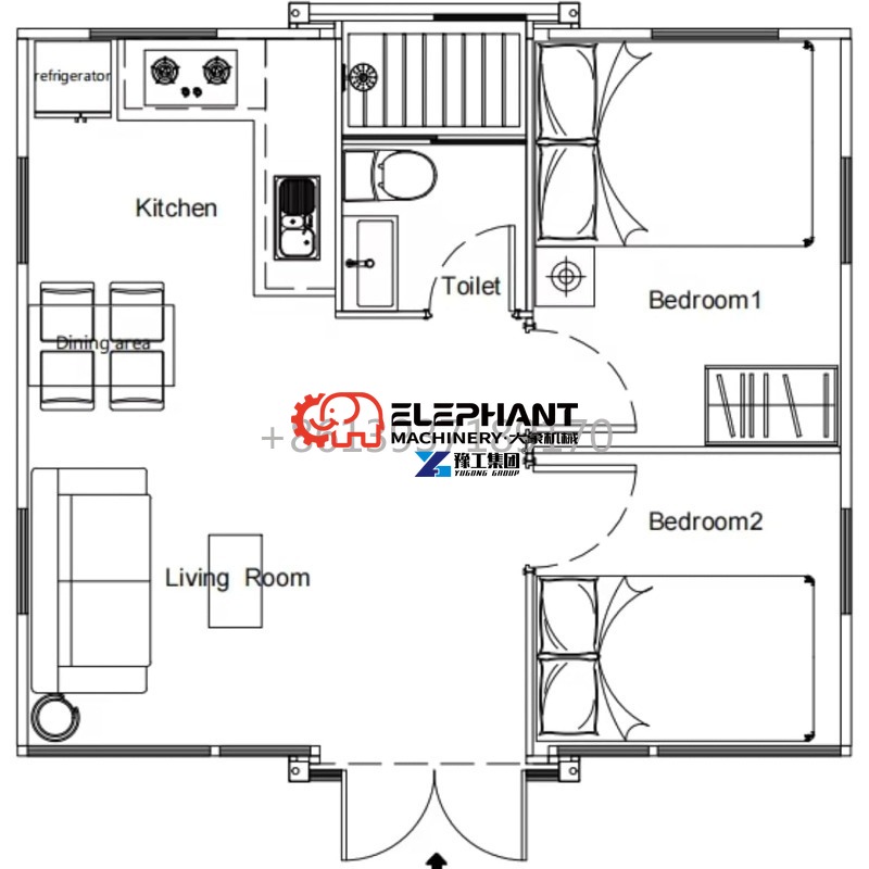 Tiny Home 20ft Villa Container - Tiny Home Bathroom Kitchen 评论和价格