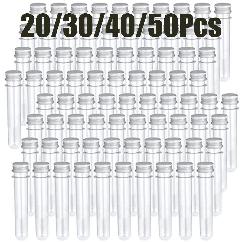 20-50Pcs 25×140mm Clear PET Pl - Bath Salts Jar 评论和价格