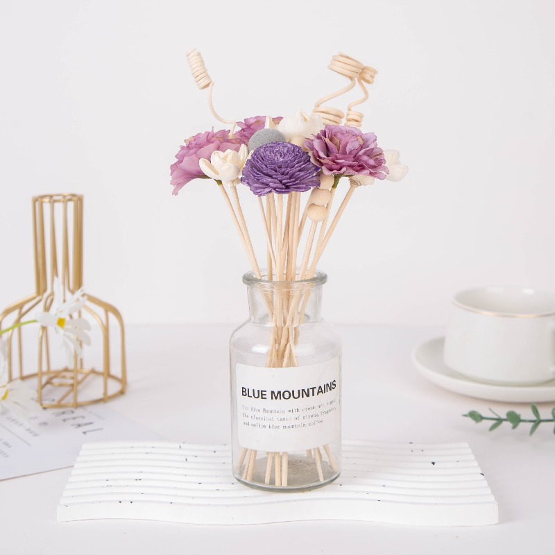 Rattan Sticks and Sola Flowers - Home One Bathroom Accessories 评论和价格